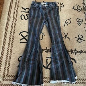 Women’s rock and roll bell bottom jeans